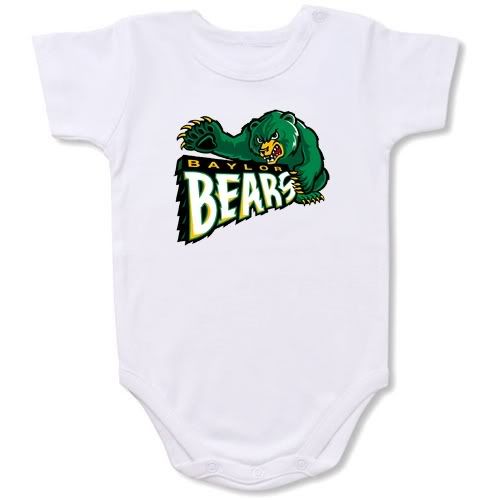 Baylor Bears Baby Bodysuit Creeper #01